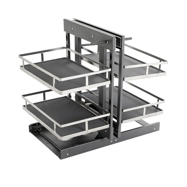 Giá kệ góc mở toàn phần VICKINI 14231 chính hãng - giá kệ tủ bếp