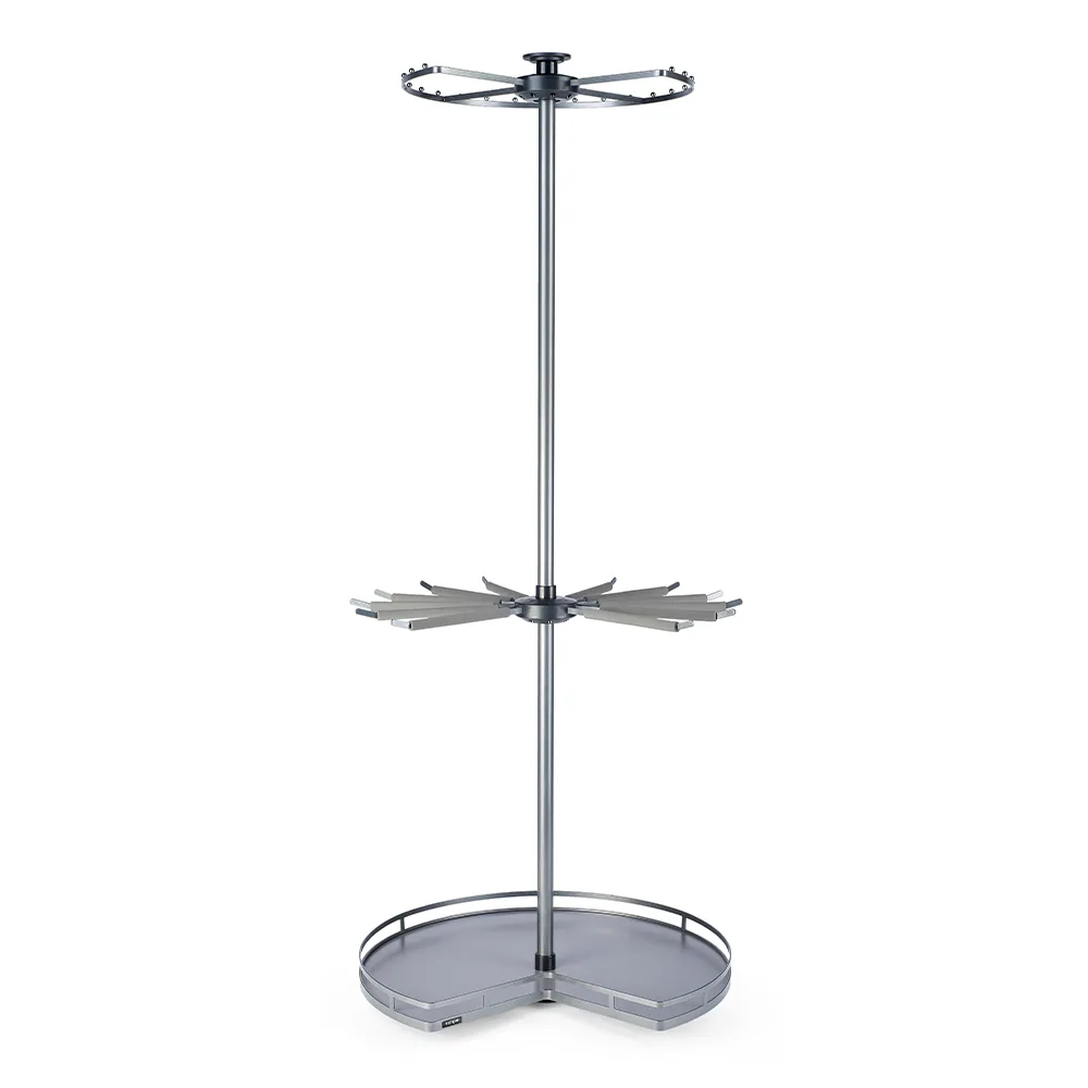 Giá kệ góc treo đồ 3 tầng xoay 360 độ VICKINI 18209 chính hãng