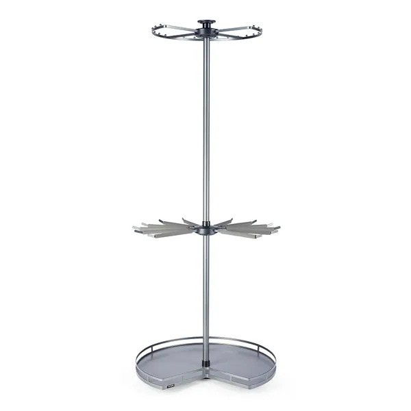 Giá kệ góc treo đồ 3 tầng xoay 360 độ VICKINI 18209 chính hãng - giá kệ tủ quần áo
