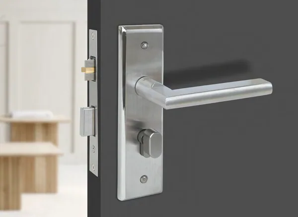 Khóa cửa nẹp nhỏ VICKINI 37411 chính hãng - khóa cửa inox