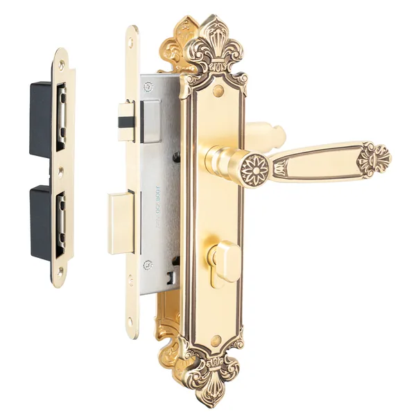 Khóa cửa nẹp VICKINI 38506 chính hãng - khóa cửa đồng thau