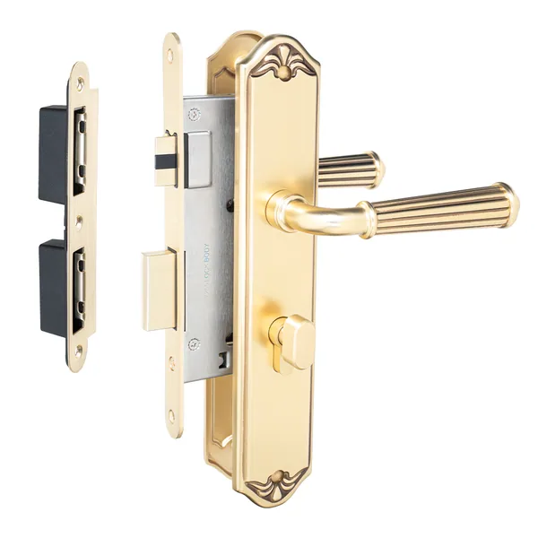 Khóa cửa nẹp VICKINI 38538 chính hãng - khóa cửa đồng thau